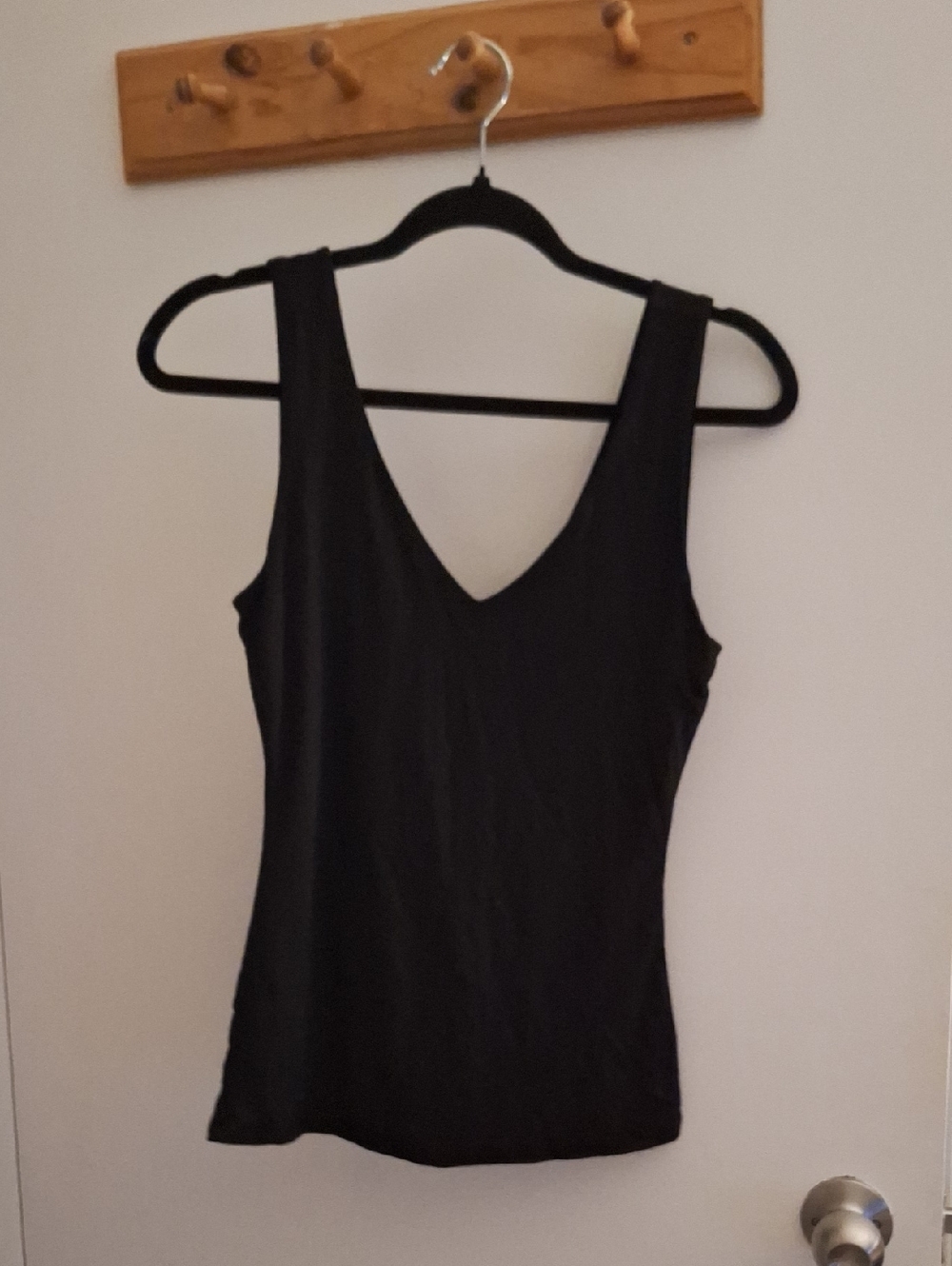 RW&CO. Black V-Neck Tank Camisole